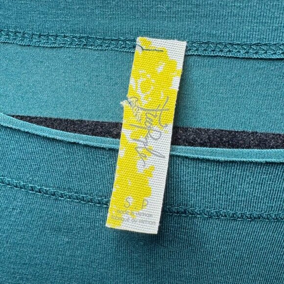 Free People Movement Womens Size Small Teal Dolman Sleeve Boho Top Strap Detail - Picture 2 of 12